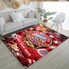 Fc Bayern München 73 Benutzerdefinierter Namensbereich Teppich Design für Außen Schlafsaal Foyer Balkon Rutschfester Teppich Büro Hausdekoration