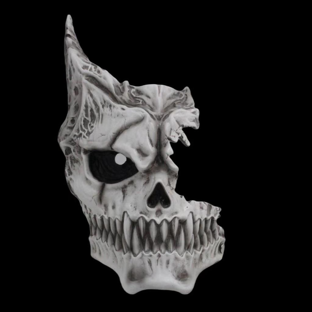 Kaiju No Eight Resinmaske mit Kampfbeschädigung für Weihnachts- und Halloweendekoration