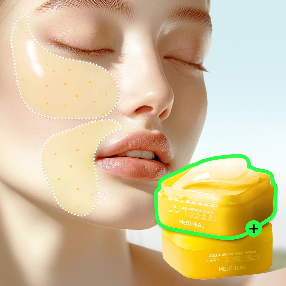 Mediheal Kollagen Kapsel Patch VitaminC– 60 Patches / 120 Patches