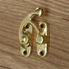 5Pcs Antique Metal Catch Curved Buckle Horn Lock Clasp Hook Jewelry Box Padlock