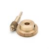 0.5M 20/30/40/50/60 Teeth Copper Worm Shaft Gear Combination 1:20 1:30 1:40 1:50 1:60 DIY