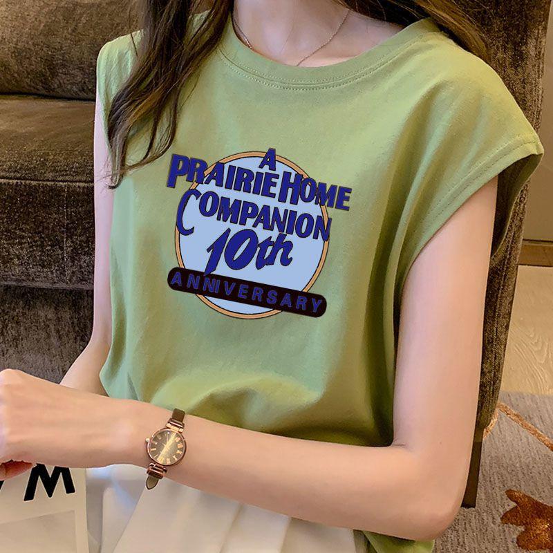 

Print Womens Sports T Shirt Ladies Short Sleeve Casual Loose Blouse Plus Size 2XL зелёный