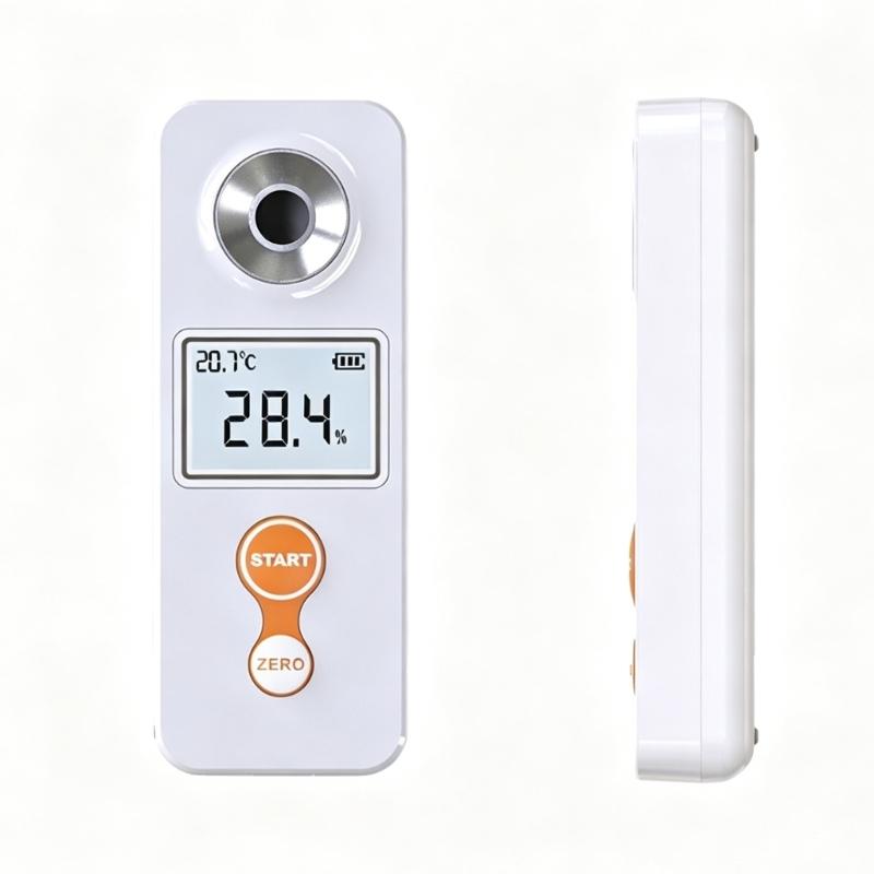 Digital Display Sugar Tester Offering Accurate Sugar Reading In Food Production Digital Sugar Refractometer