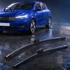 Ersatzwischer für Dacia 2 Stück Windschutzscheibenwischer Sandero III 2020-2023, 16/24 Schnellverschluss Zoll Bügellos Leise Langlebig Frontwischer, Direkte Passform
