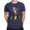 Men's T-Shirt French Adventure Comics Amazing Pure Cotton Shirt Short Sleeve Lucky Luke T Shirt Crew Neck Clothing Birthday Gift