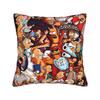 Pillow Cover SSimpsons Family Haunted House Halloween  Vintage Pillow Case For Sofa Bedroom Home Decor Pillowcases