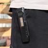 Digital Display LED Ultra-thin Flashlight Portable IPX4 Waterproof Slim Pocket Flashlight long battery life with Pen Clip