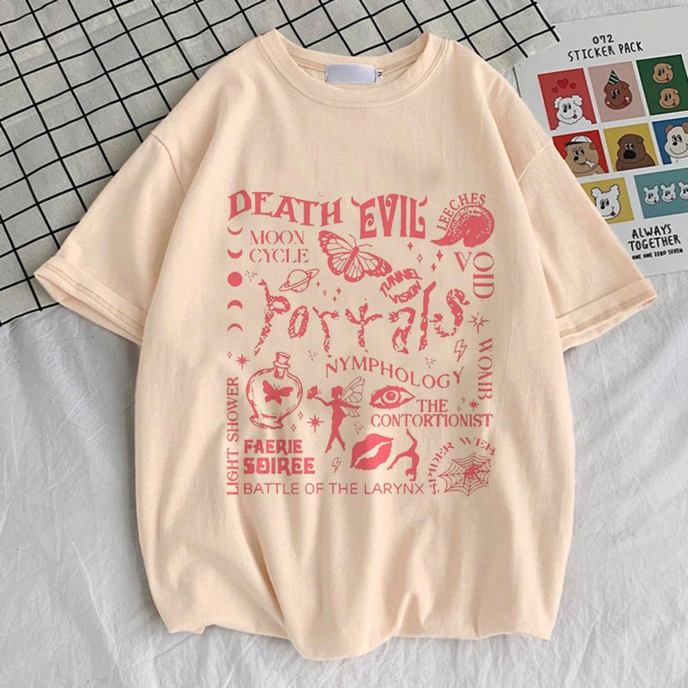 Melanie Martinez t shirt teen Psychedelic Graphic harajuku Grunge tshirt Classic streetwear Gothic Digital Vintage University