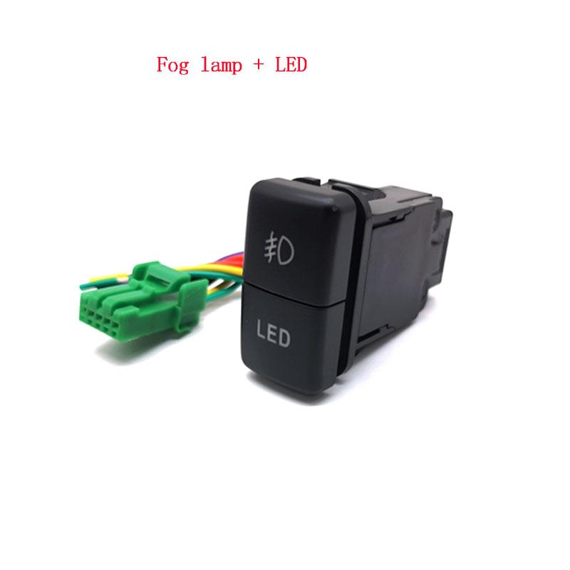 1PC Dual Key Dual Schalter Differential Sperre Kraftstoff Tank ABS Winde Schalter Taste Für Toyota FJ Cruiser Prado 120 alt