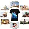 Cute Cartoon Shoe Print Kids T-shirt Trendy Casual Loose Short Sleeve Tee For Boys Girls Pure cotton T-shirt