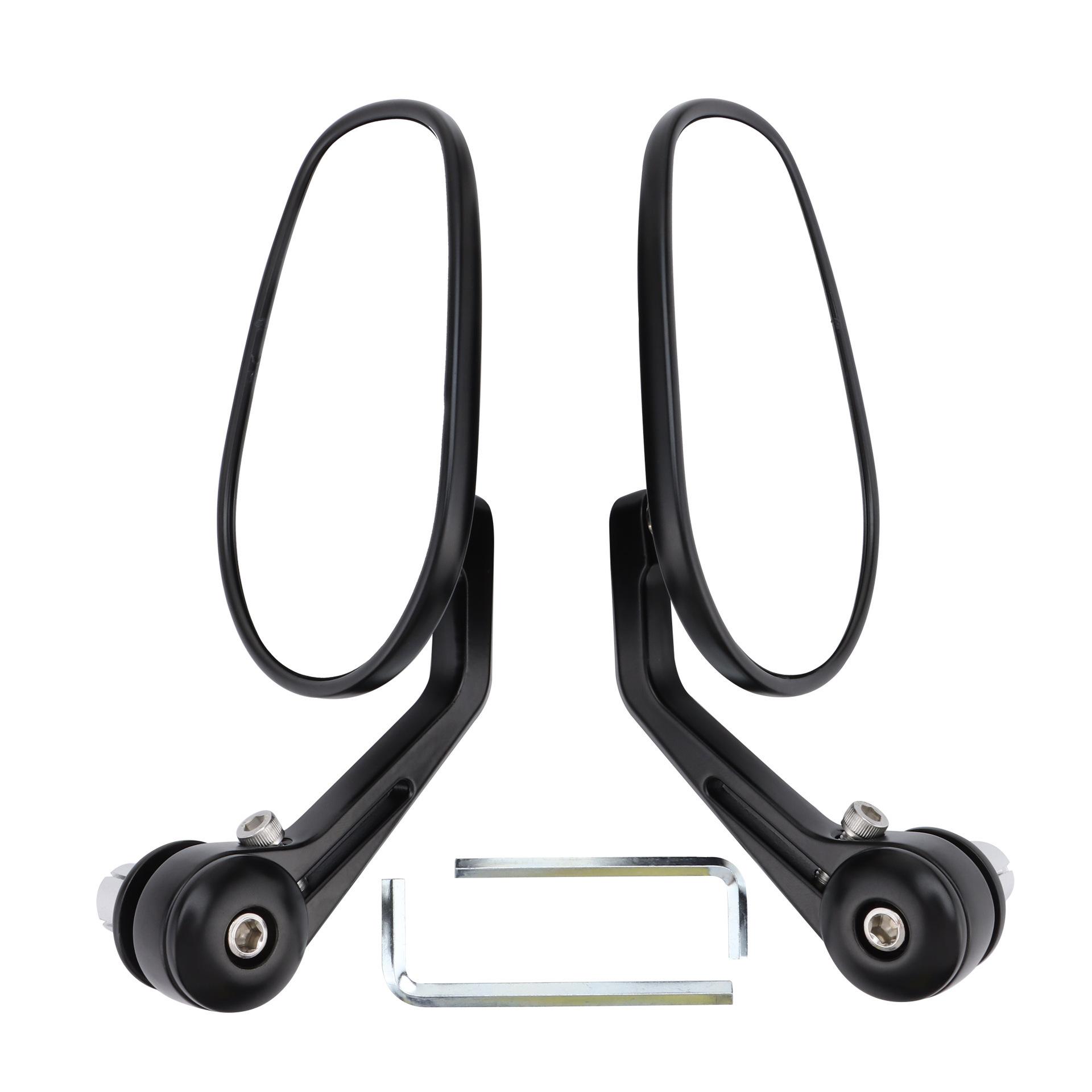 

Зеркала мотоциклетные торцевые зеркала заднего вида универсальные для BMW R1250GS R1200GS для Kawasaki Z1000 Z750 для Honda CB1000R CB600F чёрный