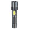 USB Rechargeable Flashlight IPX4 Waterproof Multi-Modes Electric Torch for Hiking Cycling Camping