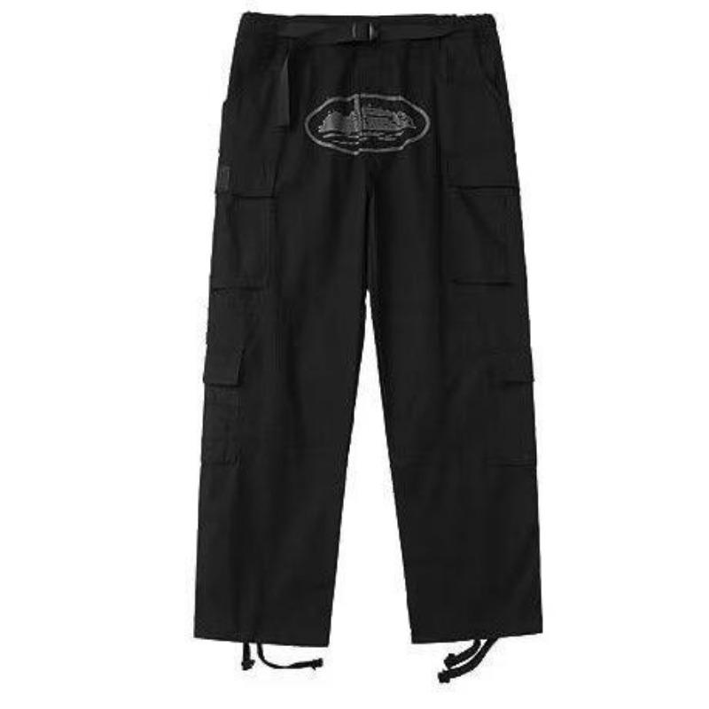 

Хип-хоп брюки с принтом драпировки мужские весенне-летние тяжелые свободные и универсальные прямые повседневные комбинезоны XL