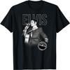 Elvis Logo Porträt King of Rock'n'Roll Musik T-Shirt