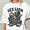 Women's Men Meme Cute Sea Lion T Shirt Streetwear Tee Summer Oversize Trendy Y2K Retro Harajuku Hip Hop Top
