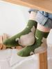 5 Pairs of Four-season Baby Socks Spring & Fall Cartoon Kitten Winter Mid-tube Kidsren's Socks Boys and Girls Kidsren's Socks