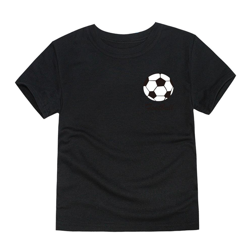 Boys Girls T Shirt Football for Kids Toddler 2 to 4 6 7 8 9 10 11 12 13 14 Years 100% Cotton Short Sleeve Tshirt Summer Clothes