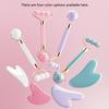 Double Head Facial Massage Roller Eyes Face Lifting Tighten Resin Guasha Board Roller Face Spa Massager Beauty Skincare Tools