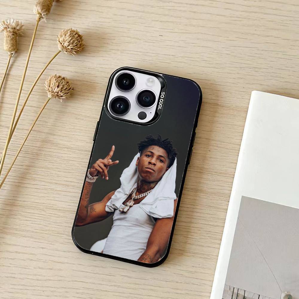 Rapper YoungBoy Never Broke Again Phone Case For iPhone 17,16,15,14,13,12,11,Pro Max,Plus Candy Silver Cover