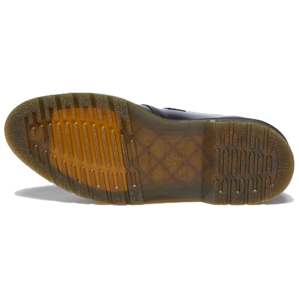 Dr. Martens Elphie Leather Fashion Comfortable Chunky Heel Mary Jane Shoes 3.2cm Women shoes Cherry-Red 41093600