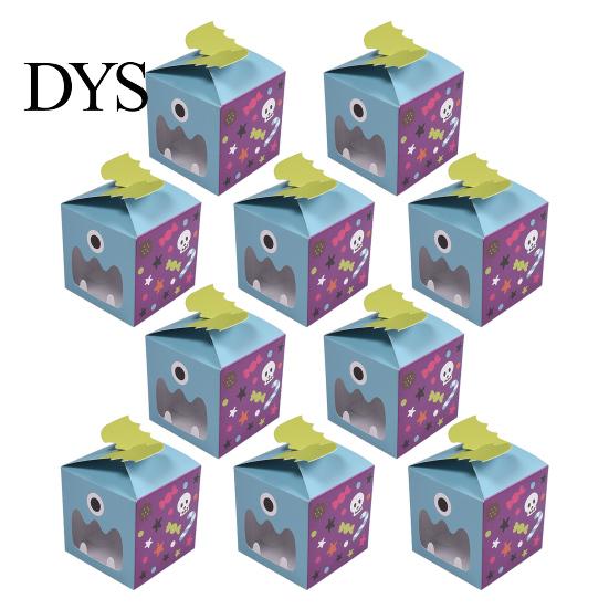 Holiday Chocolate Boxes Cute Halloween Treat Boxes, Party Candy for Cookie Goodie Snack Favor Containers Gift Packaging, Small Cardboard Container
