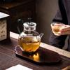 570ml High Borosilicate Glass Teapot Heat Resistance Tea Kettle Teaware Fruit Flower Tea Brewing Tea Set
