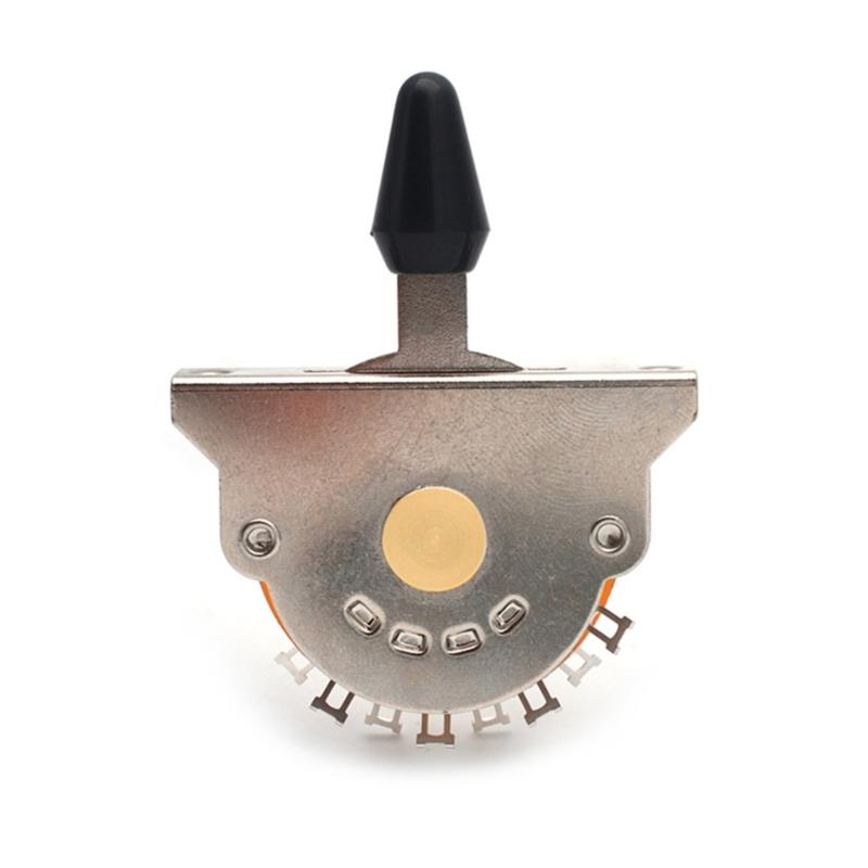 Heavy Duty 3/4/5 Way Electric Guitar Pickup Lever Switch Guitar Pickup Selector Switch for Guitar with 3 Plastic Tip
