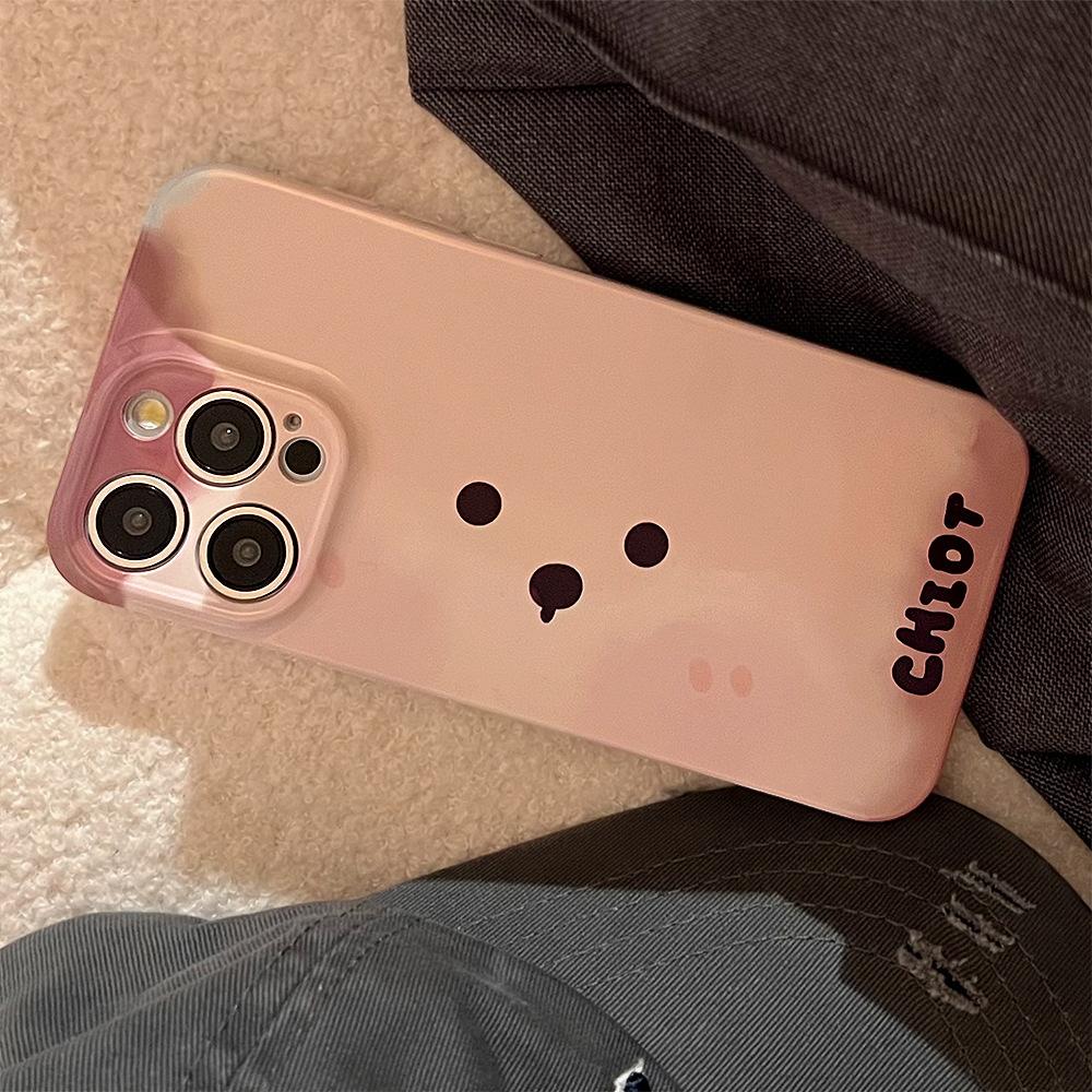 Big eyed puppy phone case for mobile phones 11/12/13/14/15