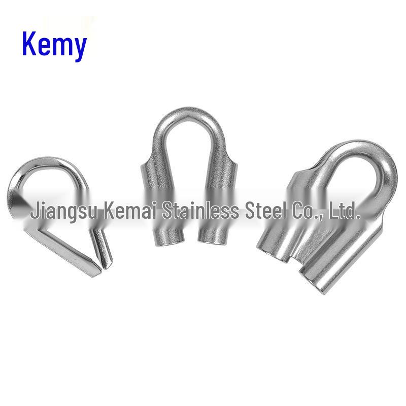 

Коуш из нержавеющей стали 304 для защиты троса с нейлоновой линией Thimble M2