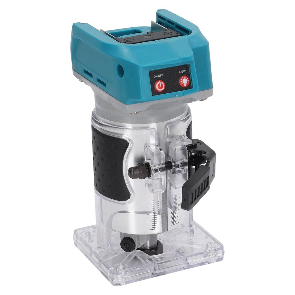 Mașină de tăiat cu litiu fără perii Router pentru prelucrarea lemnului fără perii Trimmer pentru gaura bateriei de 18V