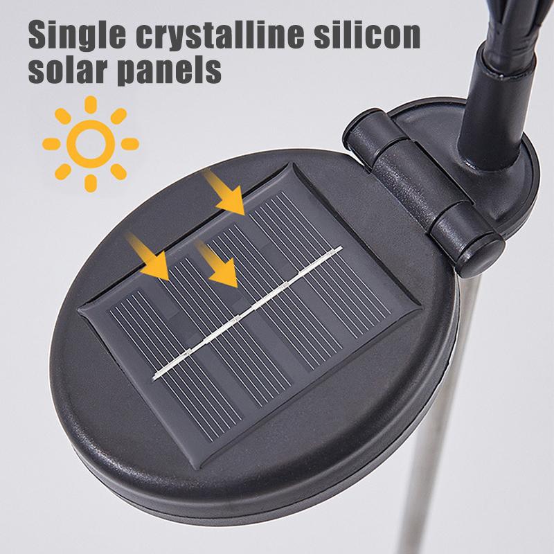 10LED Solar Firefly Lampe Outdoor 800mAh Wasserdichte LED Garten Rasen Lampe Tageslicht Stick Landschaft Terrasse Dekoration Weihnachten Layout