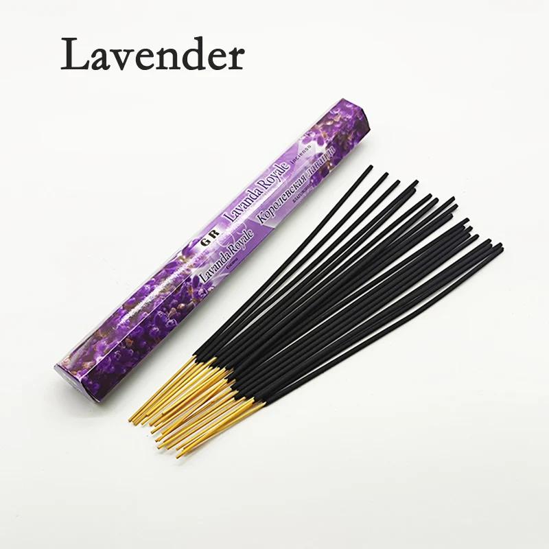 Y Original 20 Sticks Indian Incense Lavender Palo Santo White Sage Jasmine Incense Toilet Deodorization Air Fresh Aromatherapy