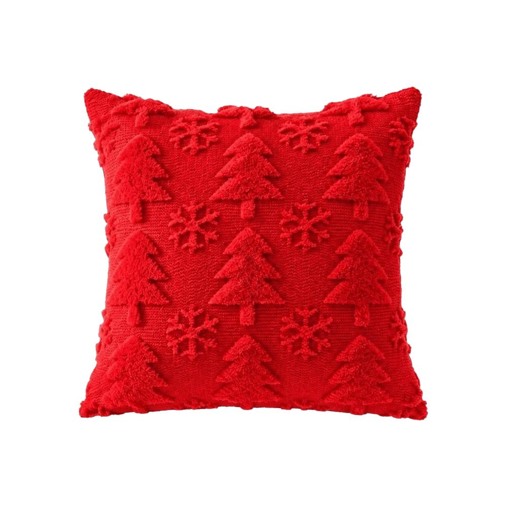 Reindeer Christmas Pillow Covers Plush Xmas Pillowslip Throw Cushion Case  Festive Holiday