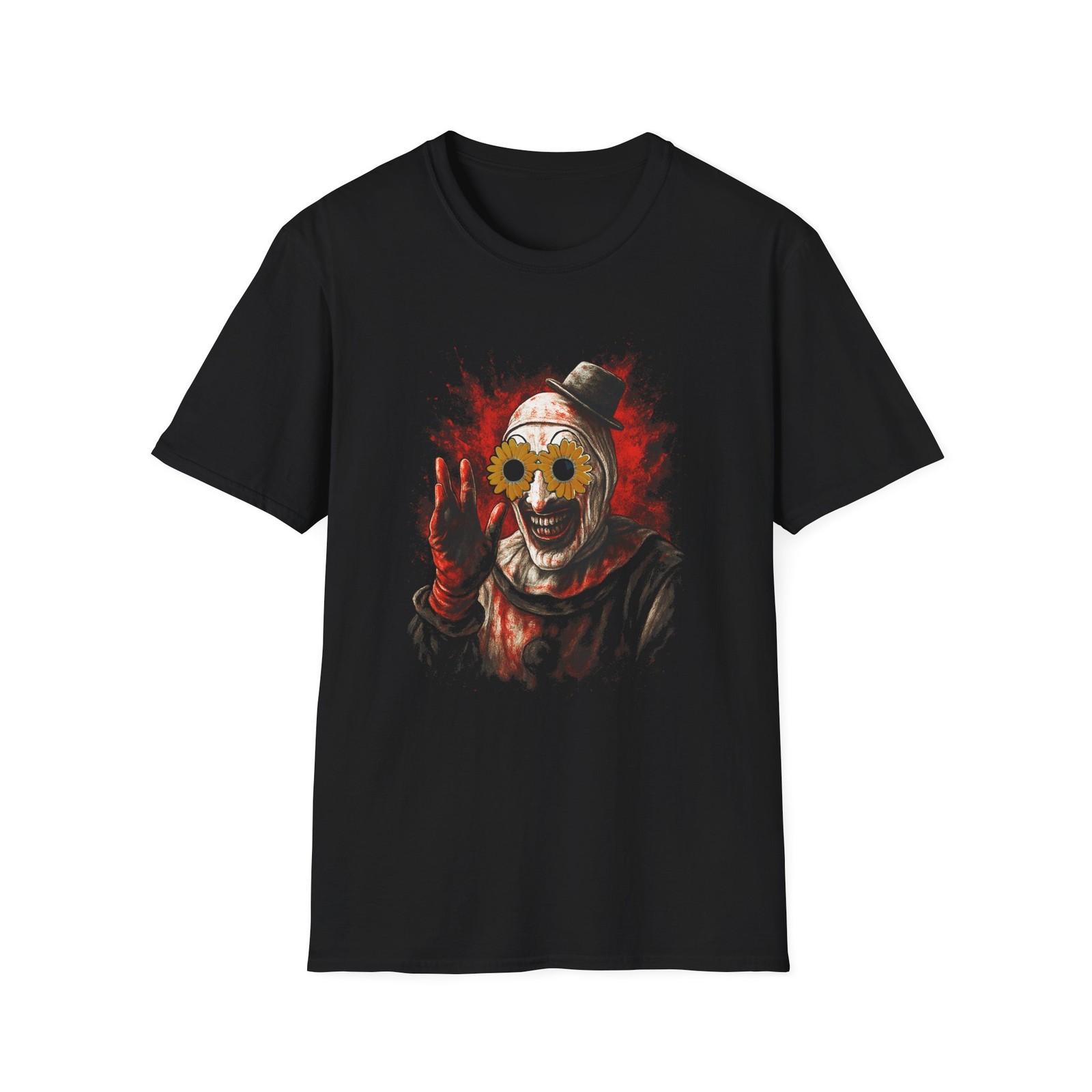 Terrifier Art the Clown Unisex T-Shirt, Horror Movie Tee, Scary Clown Shirt, S