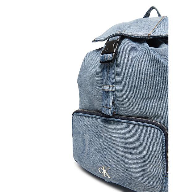 Backpack Calvin Klein Denim Luna Mini Flap Backpack LV04F3216G Blue