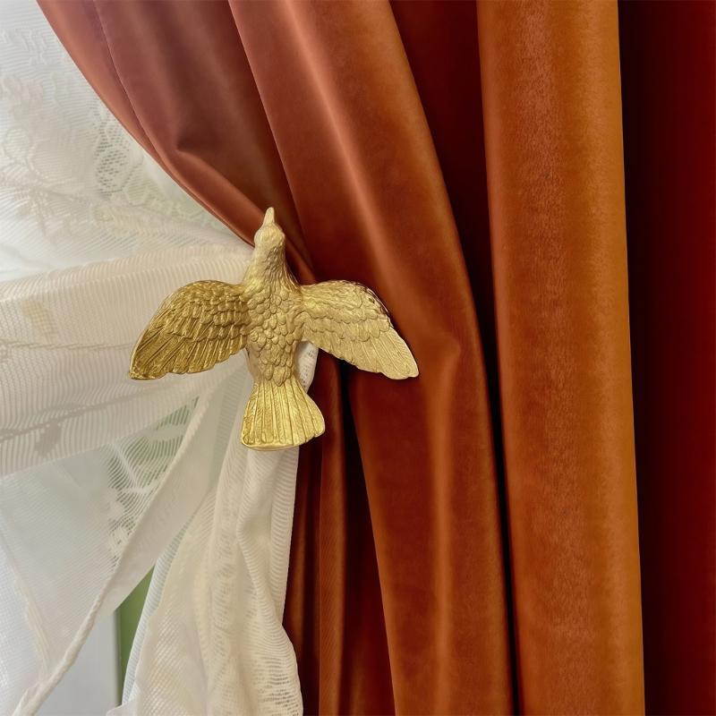 Curtain Tiebacks & Holdbacks Wall Mounted Drapery Hook Holder Curtain Tie Backs Drapery Pull Backs Tie Backs Home Decors