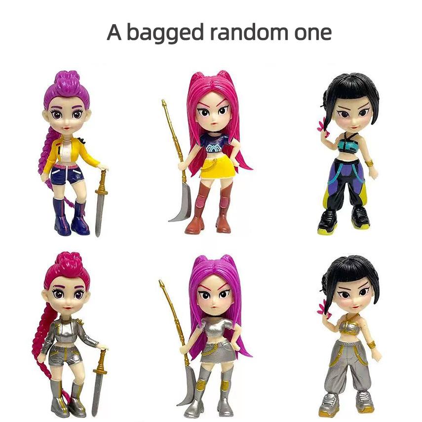 

2026 Горячая Аниме Фигурка K pop Охотники на Демонов с Коробкой Кавайные Мальчики Девочки Для Детей Фанатов Хэллоуин Рождество Фигурка Декоративные Подарки