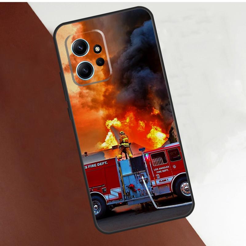 Fire Fighter Hero Case For Xiaomi Redmi Note 12 Pro 8 9 10 11 Pro 9S 10S 11S 12S Redmi 12 9C 10C 12C Cover