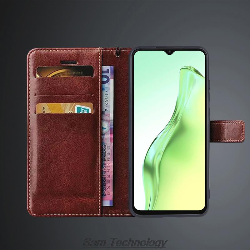 Case for OPPO A31 / OPPO A8 Card Holder Cover Case Pu Leather Flip Cover Retro Wallet Bag Fitted Case Business Coque Fundas