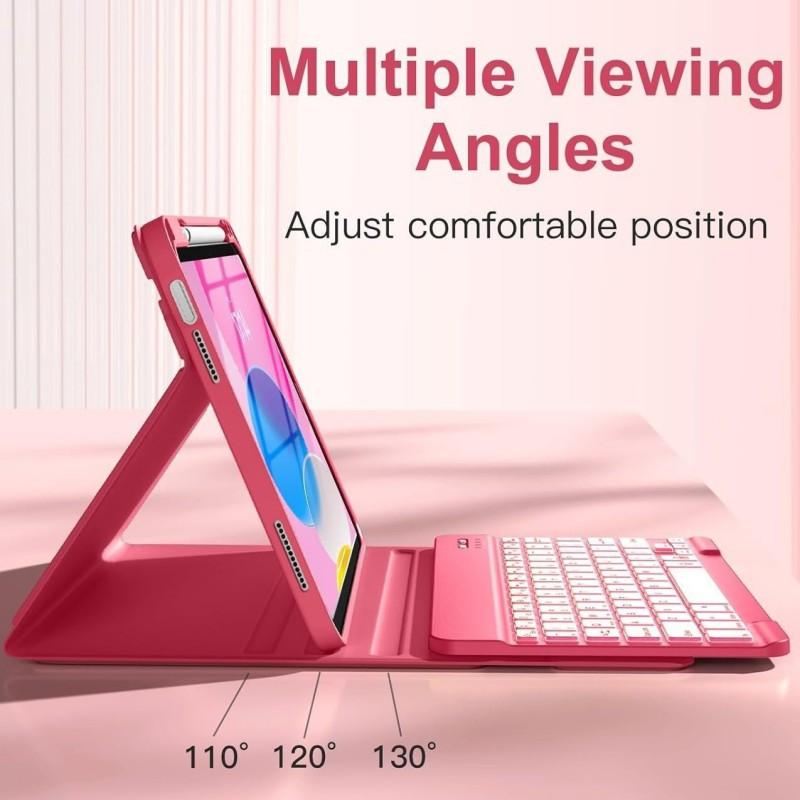 Magnetic Detachable Bluetooth Backlit Keyboard Case IPad 11th Gen With Stand TPU Cover Support Sleep Mode