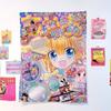 Vintage Japanese High Saturation Magazine Poster Tapestry Artistic Wall Decor for Dormitory Bedroom Headboard Home Decor