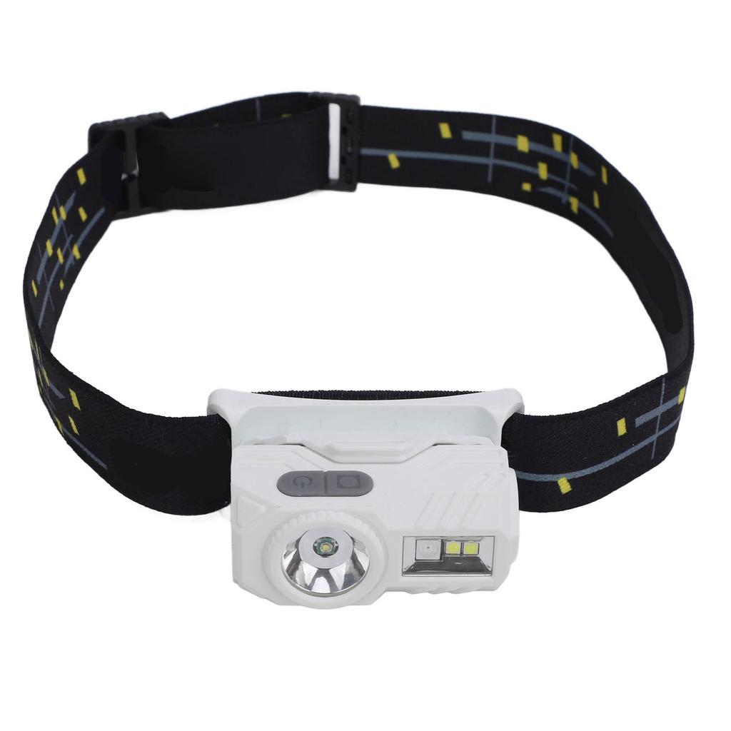 Bright LED Rechargeable Headlight USB Charging Sensing Hiking Head Lamp for Outdoor