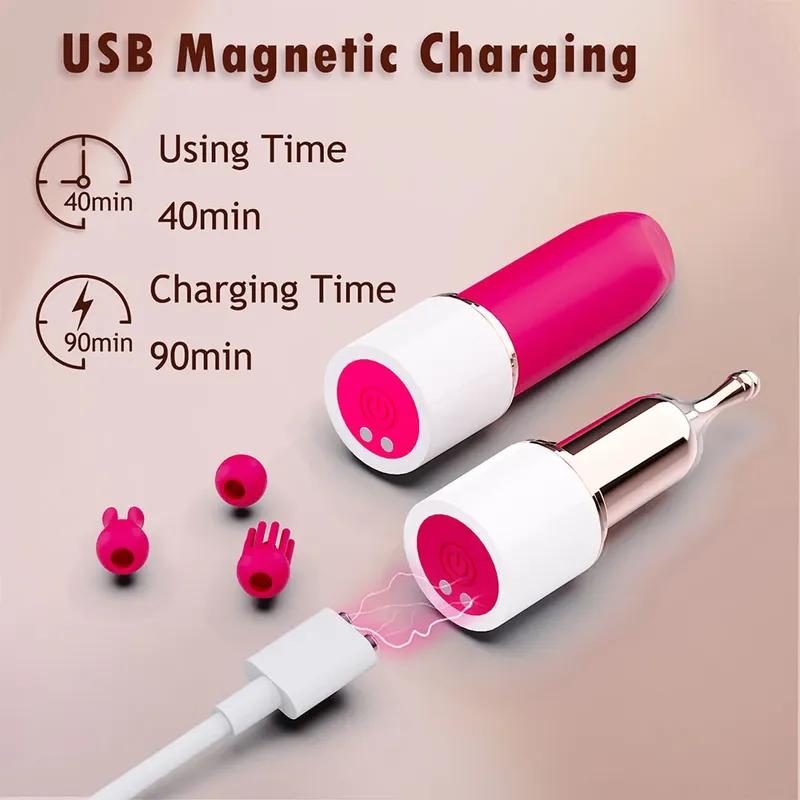 Lipstick Bullet Vibrator Powerful Vibrations Mini for G Spot Anal Stimulation Sextoy For Adult Sex Toys Women Femal Penetration