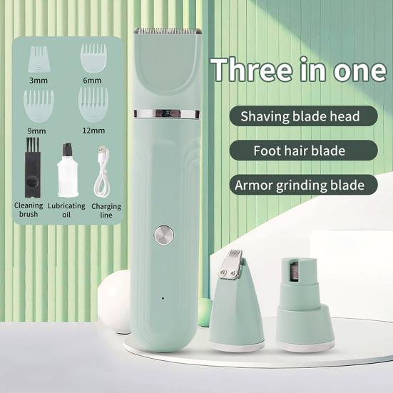 Pet Electric Clippers Professional Pet Grooming Set with Different Blades Cordless Dog Grooming Electric