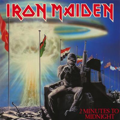 7inch Record IRON MAIDEN - 2 Minutes To Midnight EMI5489 EMI 1984 UK Rock Used
