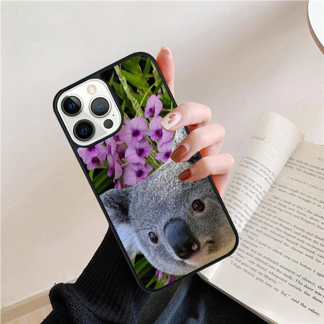 Funny Animal The koala soft Phone Case Cover For iPhone 17 Air 15 16e 14 13 12 Pro Max 11 Pro Max Plus Coque Shell