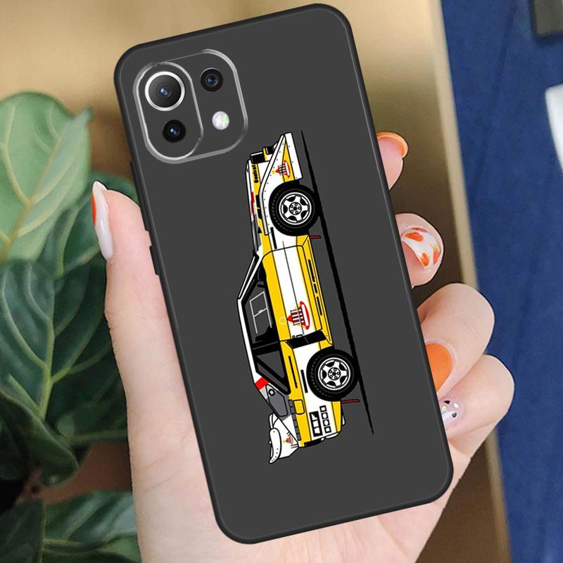 

T16 Rally Car Case For Xiaomi 15 14 Ultra 13T 14T 15T Pro 17 Pro Max POCO X7 Pro X5 X6 F5 F6 F7 F8 Coque POCO X3 Pro