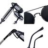 Pc Sunglasses Steam Punk Double Spring Leg Glasses Fashion Trend Round Sunglasses