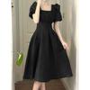 Mid-length Dress Summer New Puff Sleeve Fairy Dress Fashion Trend Elegant High-end Women