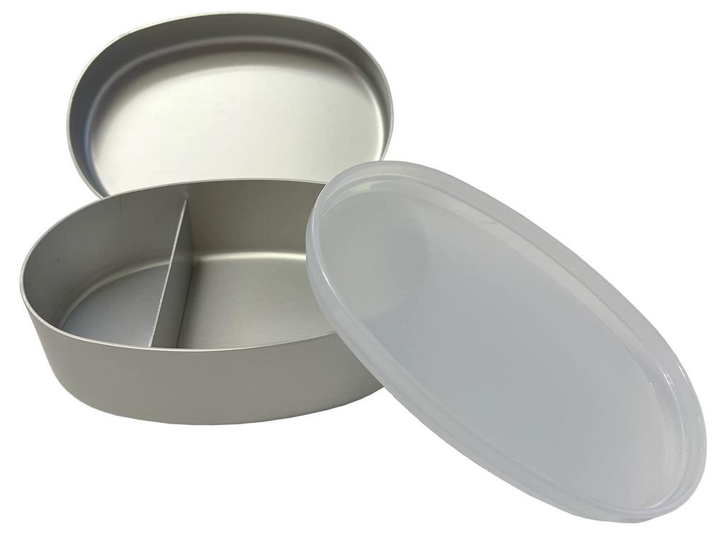 lunch set kindergarten lunch box with inner cutlery apple pattern 3-piece (aluminum lid, set, heat-resistant cup)